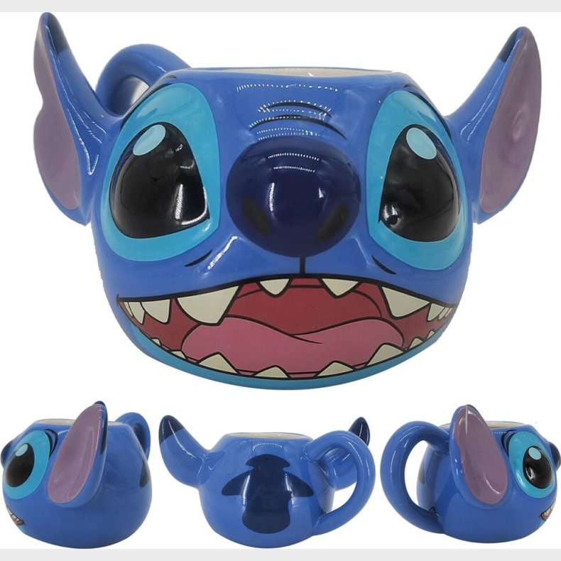Stitch 3d Sculpted Mug