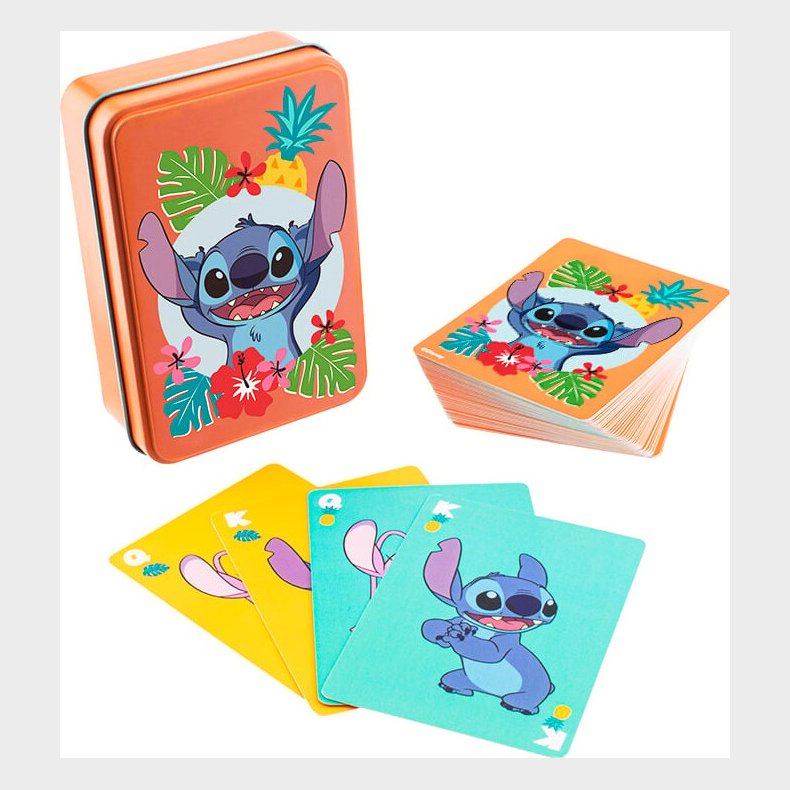 Stitch Playing Cards In A Tin