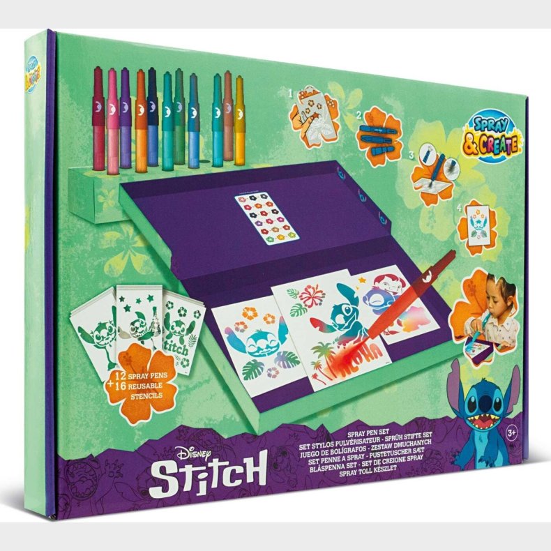 Stitch - Spraypenne S�t Til Skrivebordet