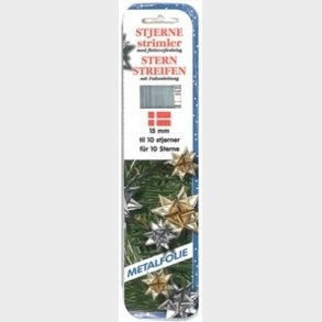 Stjernestrimler 15mm 40stk Slv - 15040-61