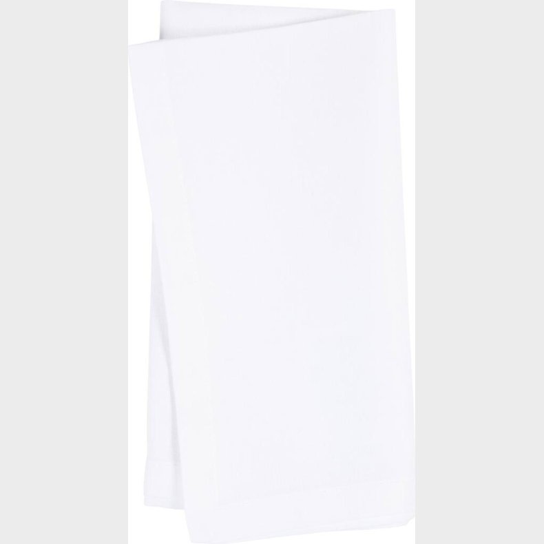 Stofservietter - Str. 42x42 Cm - 145 G - Hvid - 12 Stk.