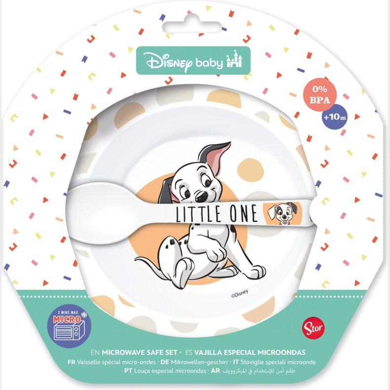 Stor - Baby, Smbrn 2-stk. St - Skl + Ske - Disney Classics