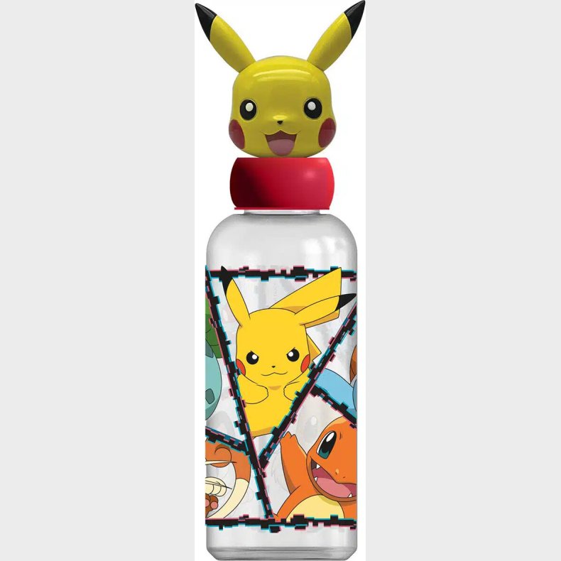 Pok�mon - Drikkedunk - 3d Figur Top - Pikachu 560 Ml