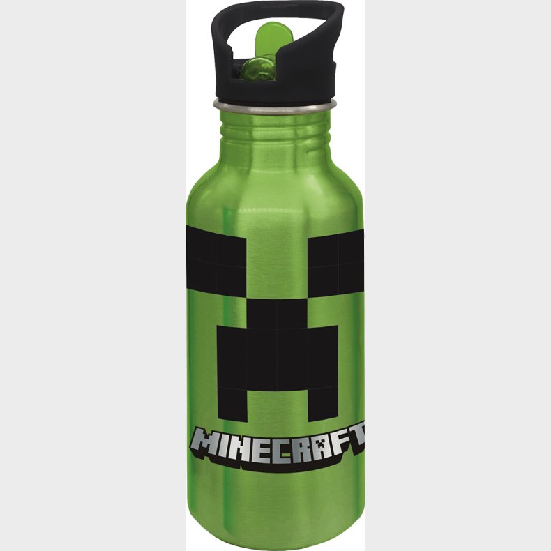 Stor - Minecraft Alu Flaske Sipper - 545 Ml