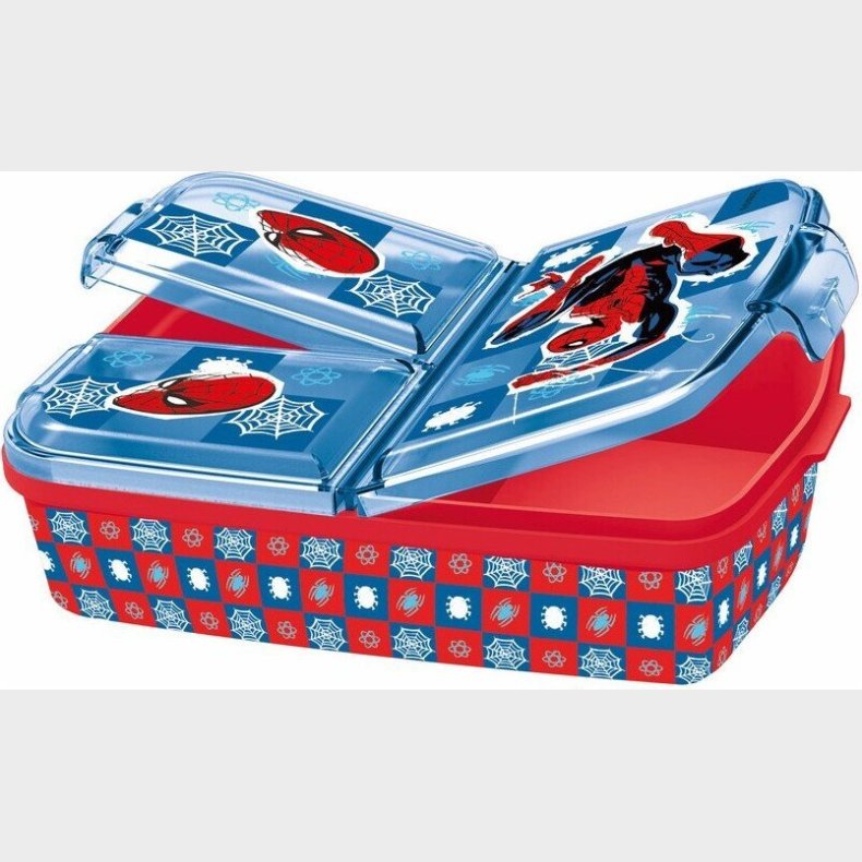 Stor - Multi Compartment Sandwich Box - Spidermann (83520)