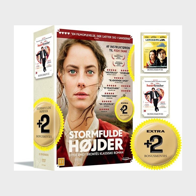 Stormfulde Hjder / Lonesome Jim / Heartbreaker - DVD - Film
