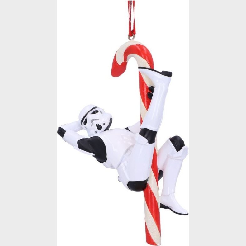 Star Wars Julepynt - Stormtrooper Og Julestok - 12 Cm