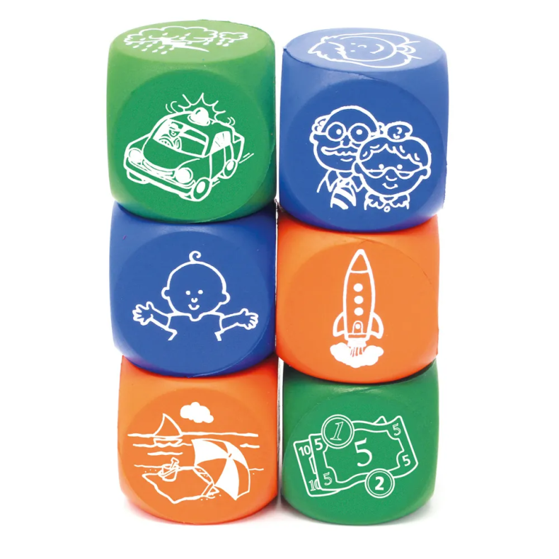 Learning Resources | Fort�lleterninger af skum, 6 stk