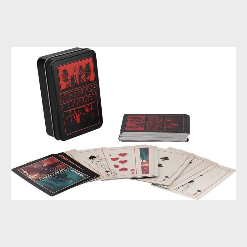 Stranger Things 5 Playing Cards In A Tin