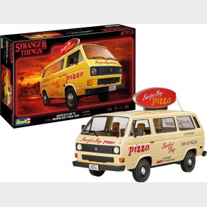 Revell - Stranger Things Vw T3 Bus Surfer Boy Pizza Van - 1:25 - 07725