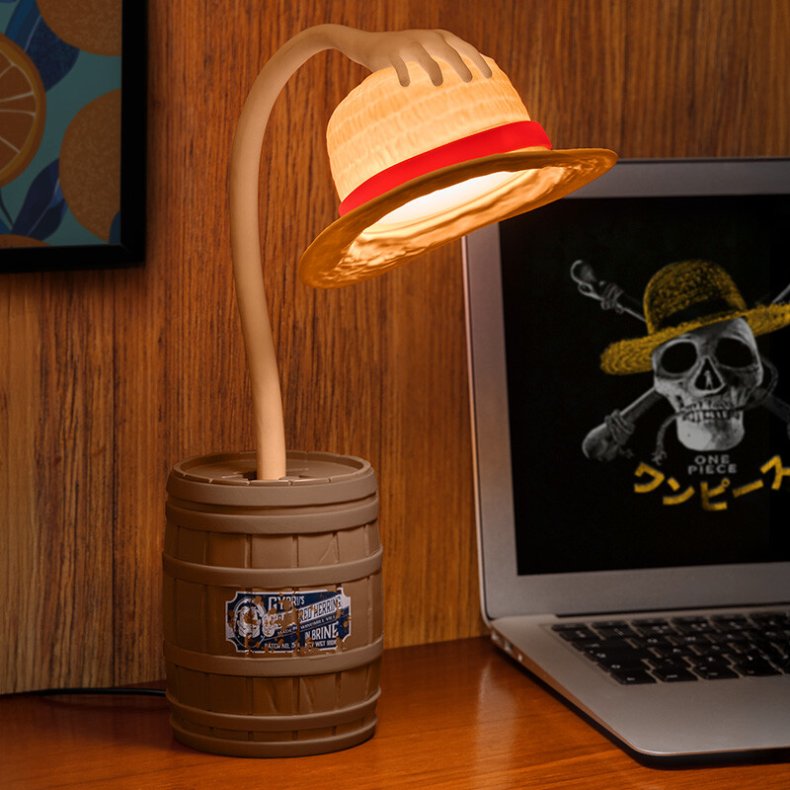 Straw Hat Posable Light