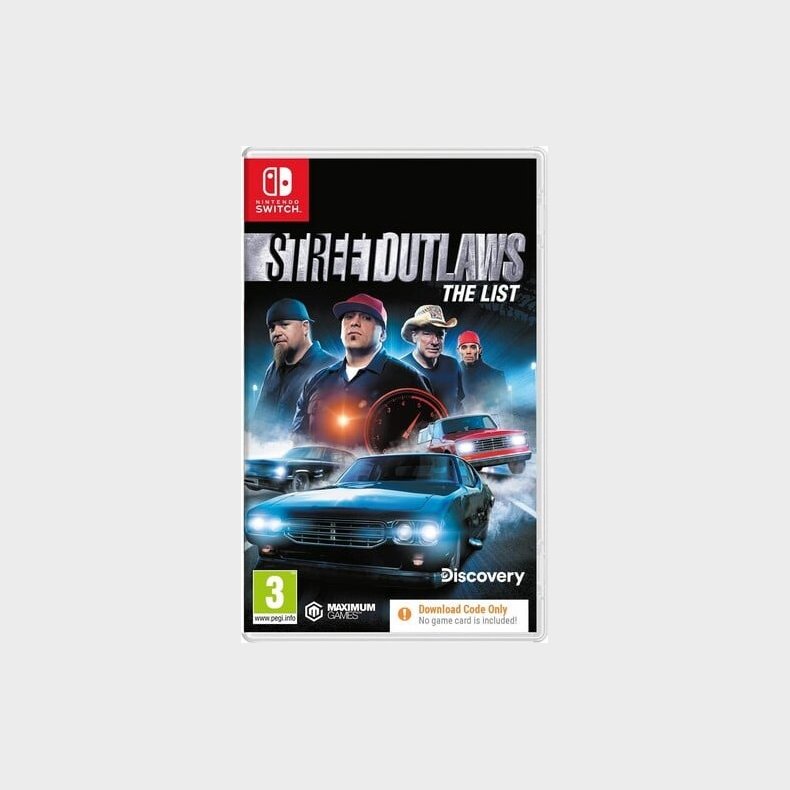 Street Outlaws: The List - Kode I Boks  - Nintendo Switch