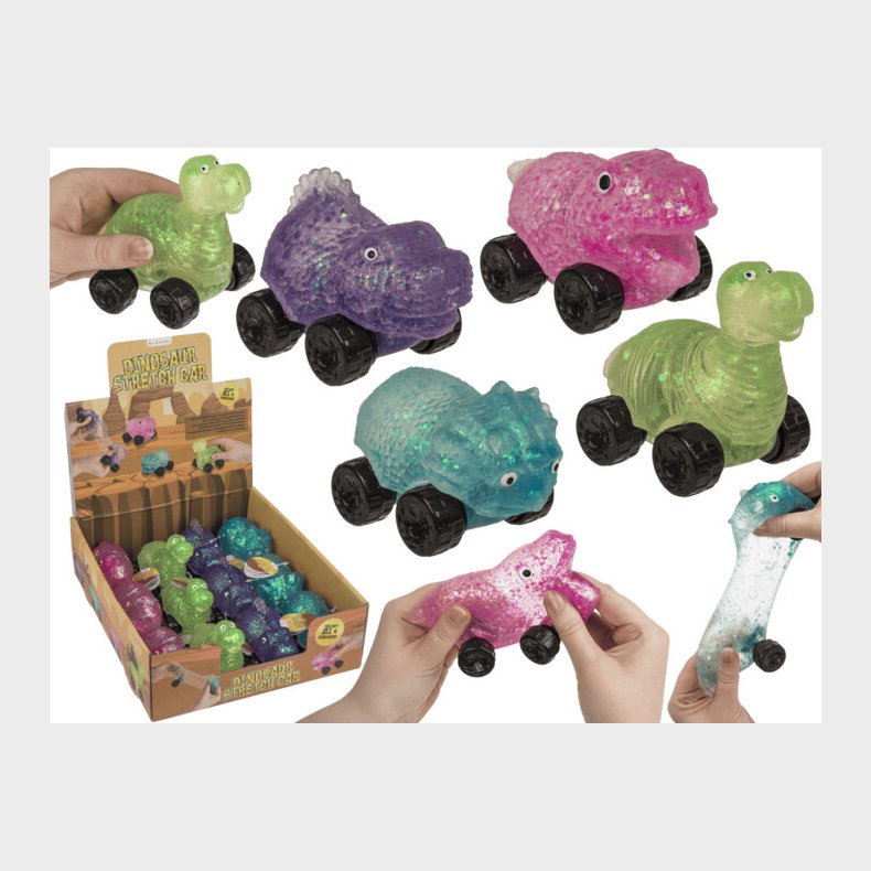 Fidget Toy - Dinosaur Bil - Overraskelse