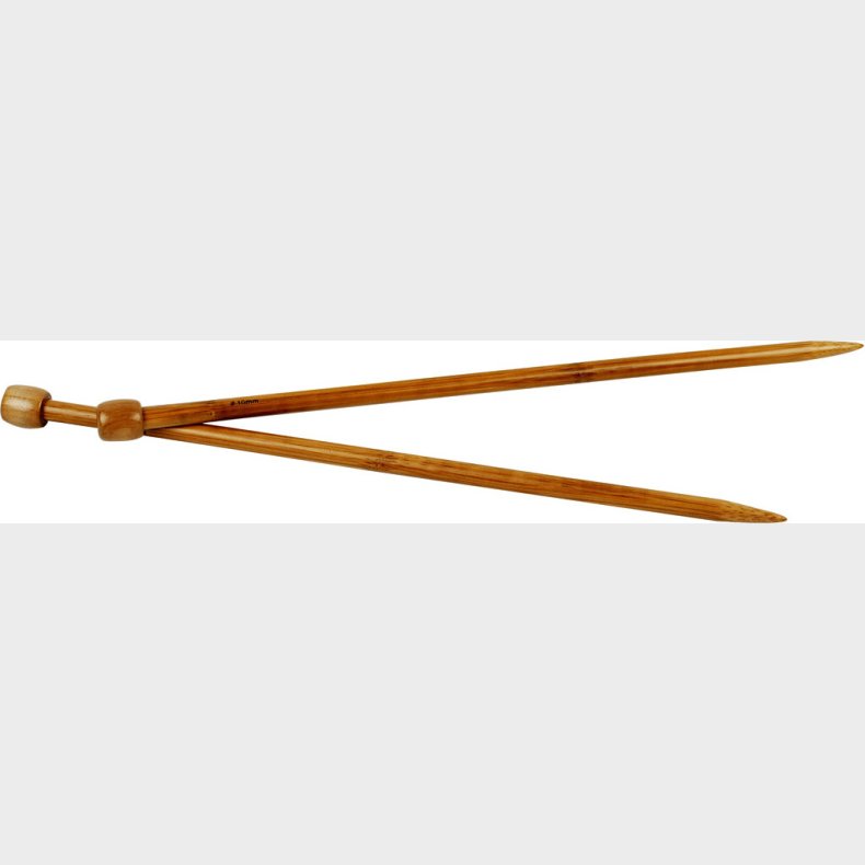 Strikkepinde - Nr. 10 - L 35 Cm - 1 Par