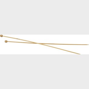 Strikkepinde St - Bambus Tr -  3,5 Mm - L 35 Cm