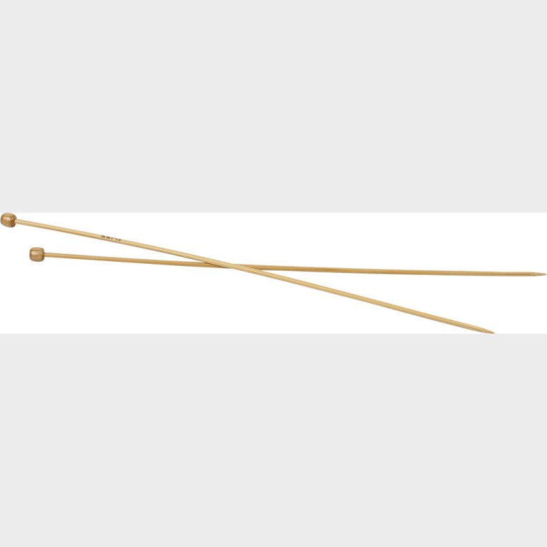 Strikkepinde S�t - Bambus Tr� - � 3,5 Mm - L 35 Cm