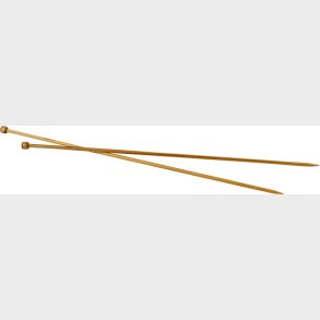 Strikkepinde St - Bambus Tr -  4,5 Mm - L 35 Cm