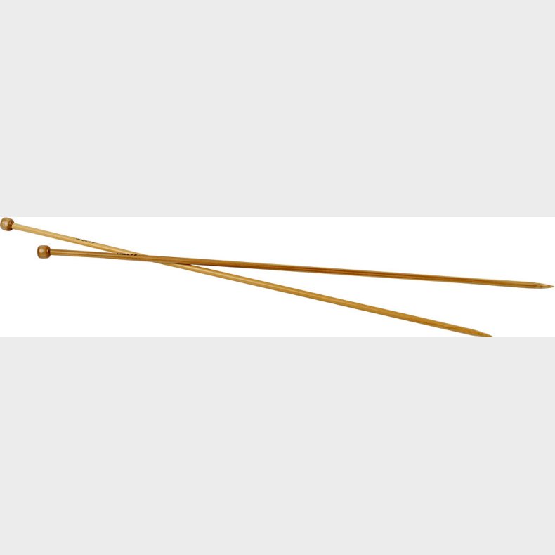 Strikkepinde S�t - Bambus Tr� - � 4,5 Mm - L 35 Cm