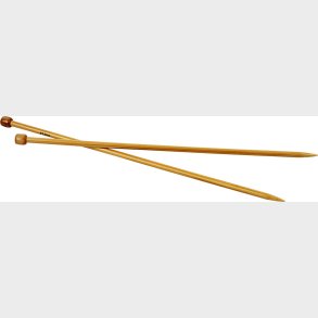 Firkantede Strikkepinde St - Bambus Tr - B 7 Mm - L 35 Cm