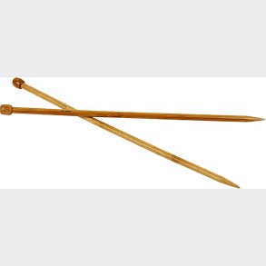 Firkantede Strikkepinde St - Bambus Tr - B 9 Mm - L 35 Cm