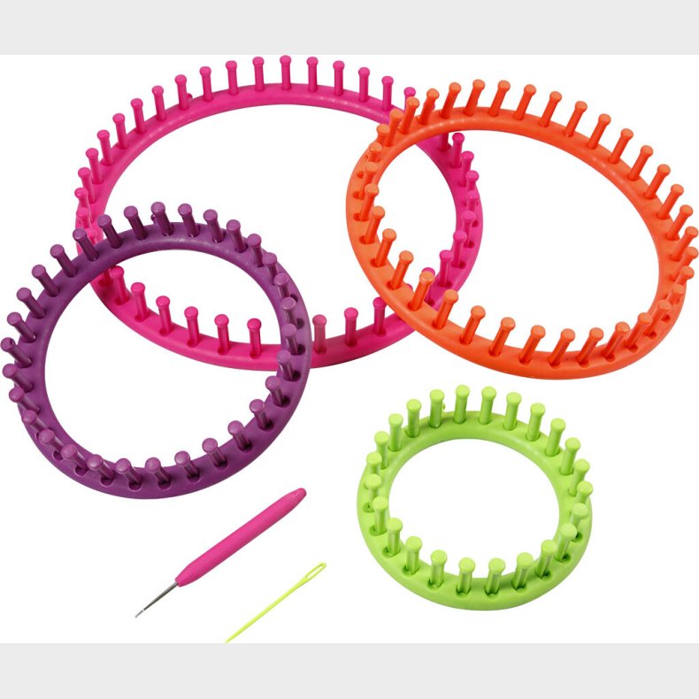 Strikkeringe - � 12-17-22-27 Cm