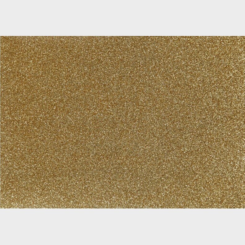 Strygestof - A5 - 148x210 Mm - Glitter - Guld - 1 Ark