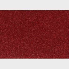 Strygestof - A5 - 148x210 Mm - Glitter - Rd - 1 Ark