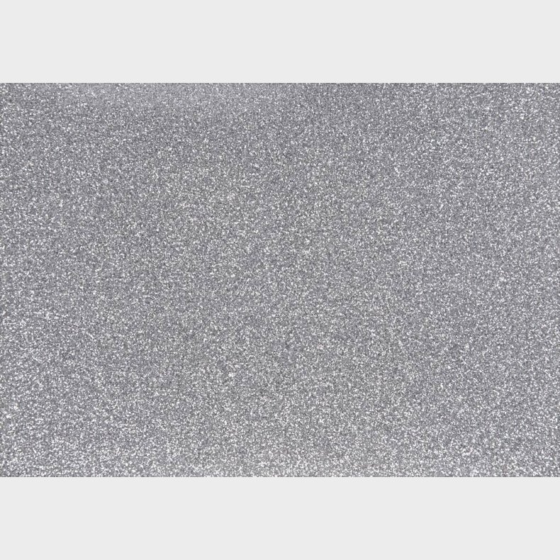 Strygestof - A5 - 148x210 Mm - Glitter - Slv - 1 Ark