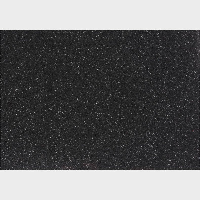 Strygestof - A5 - 148x210 Mm - Glitter - Sort - 1 Ark