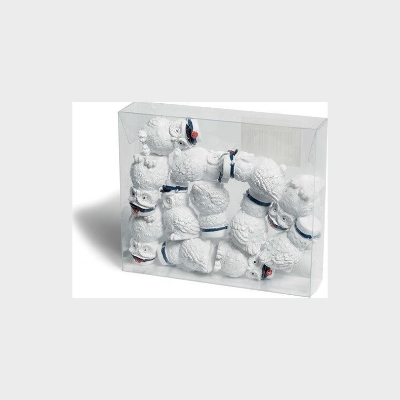 Studenter Ugler Med Bl� Hue - 12 Sm� Stk