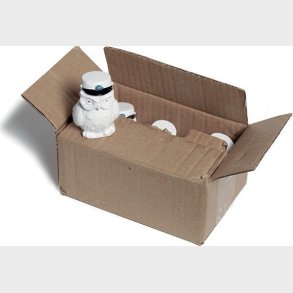 Studenter Ugler Med Bl� Hue - 6 Store Stk