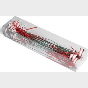 Sm Studenterhuer Til Pynt - Rd - P Pind - 24 Stk