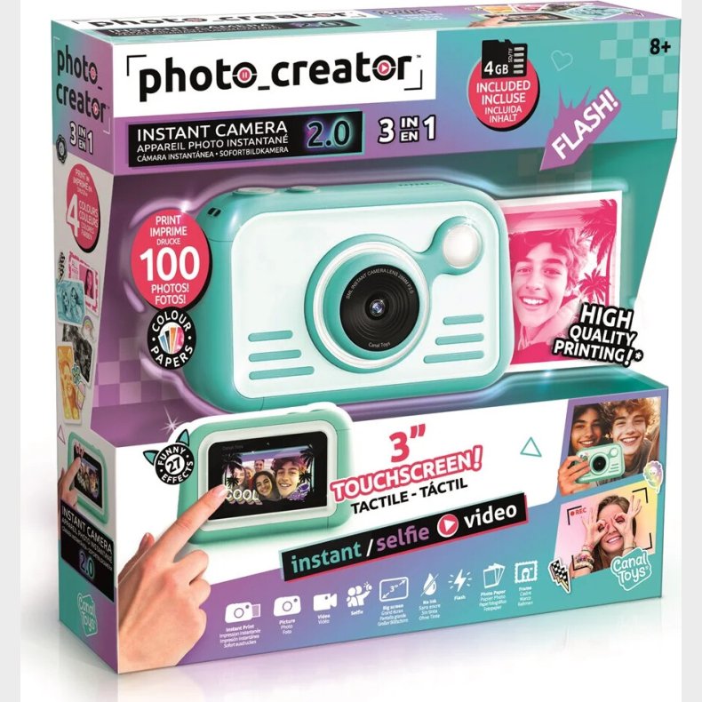 Studio Creator - Photo Creator Instant Kamera Med Farvefotopapir