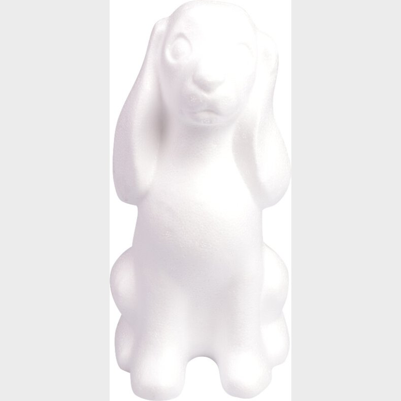 Styroporhund Siddende 24cm X