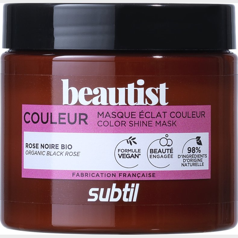 Subtil Beautist - Color Shine Mask - Organic Black Rose 250 Ml
