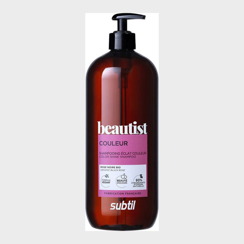 Subtil Beautist - Color Shine Shampoo - Organic Black Rose 950 Ml