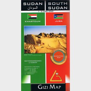 Gizi Map - Sudan & South Sudan - English book