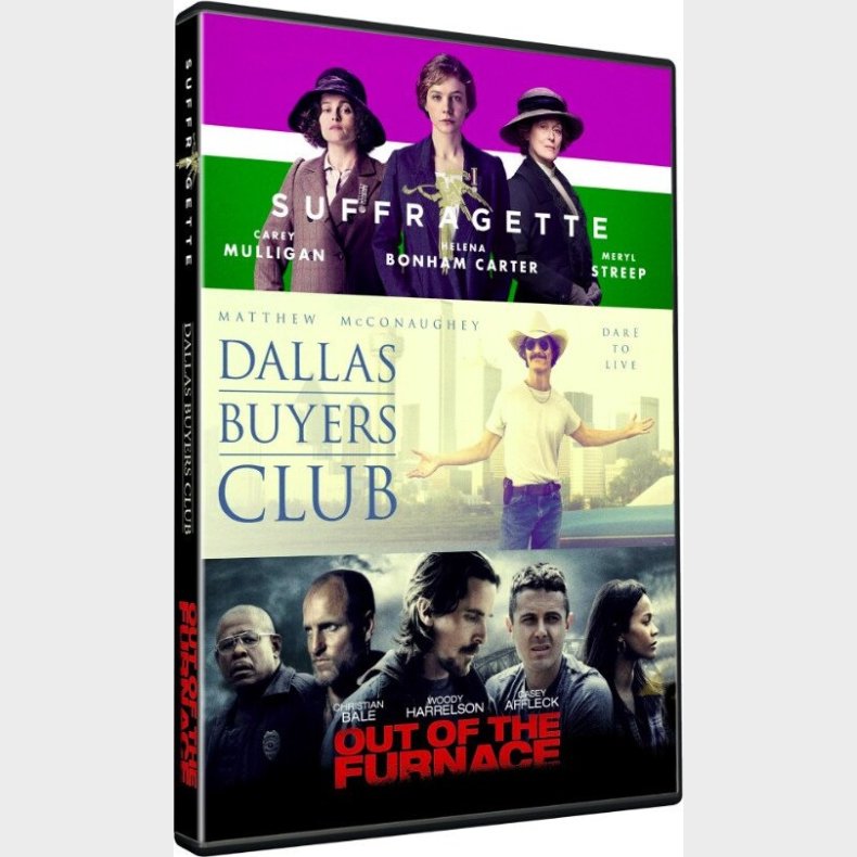Suffragate // Dallas Buyers Club // Out Of The Furnace - DVD - Film