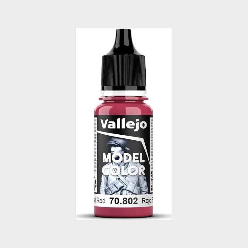 Vallejo - Model Color - Sunset Red Mat - 18 Ml - 70802