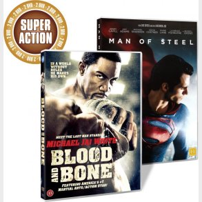 Blood And Bone // Man Of Steel - DVD - Film