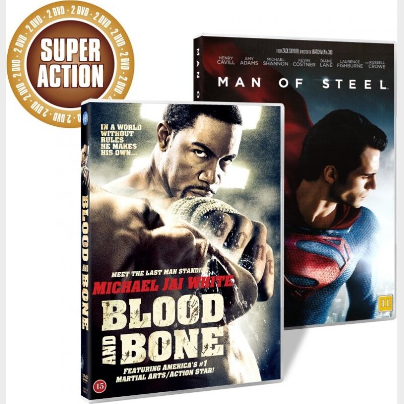 Blood And Bone // Man Of Steel - DVD - Film