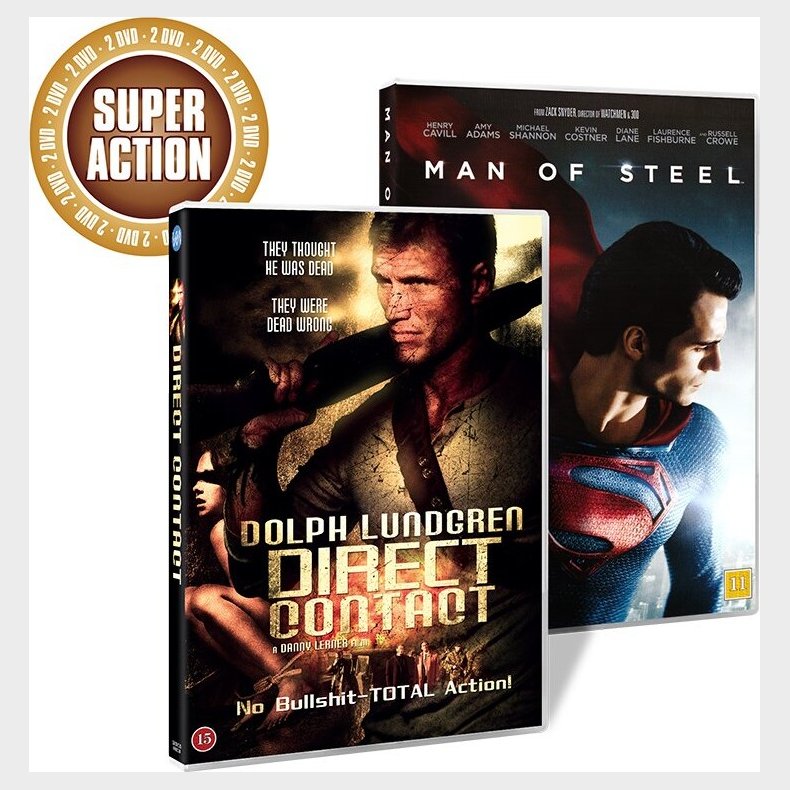 Direct Contact // Man Of Steel - DVD - Film