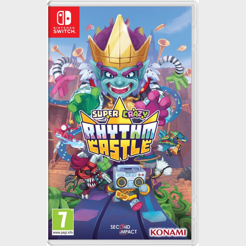 Super Crazy Rhythm Castle - Kode I Boks  - Nintendo Switch