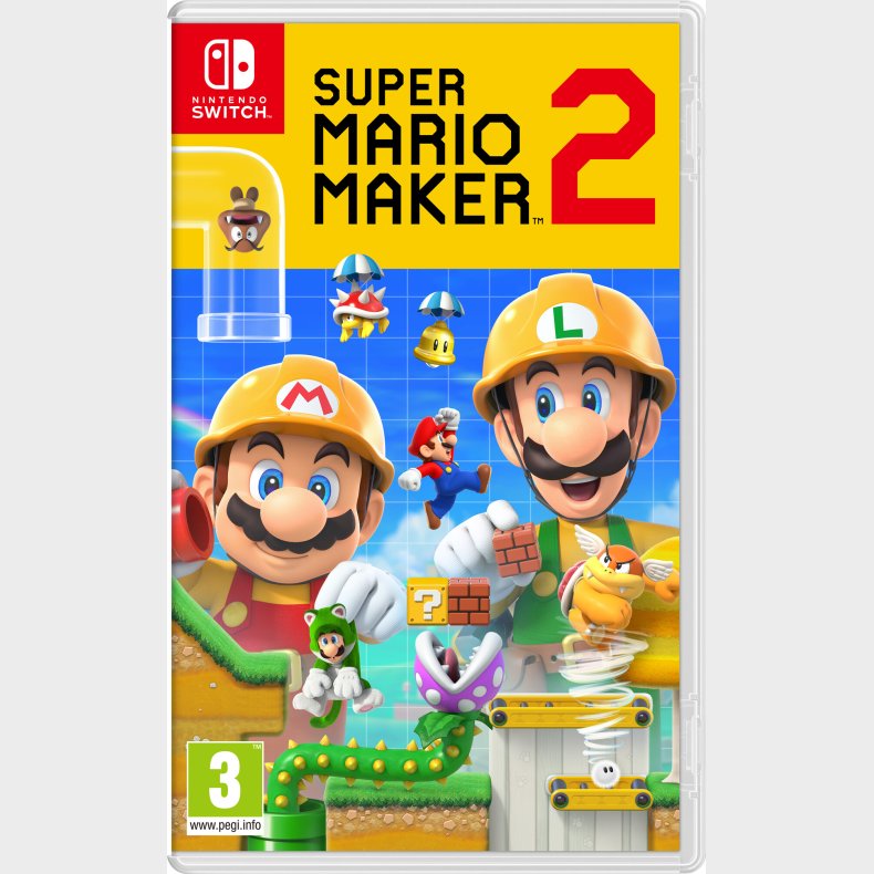 Super Mario Maker 2 (uk, Se, Dk, Fi) - Nintendo Switch