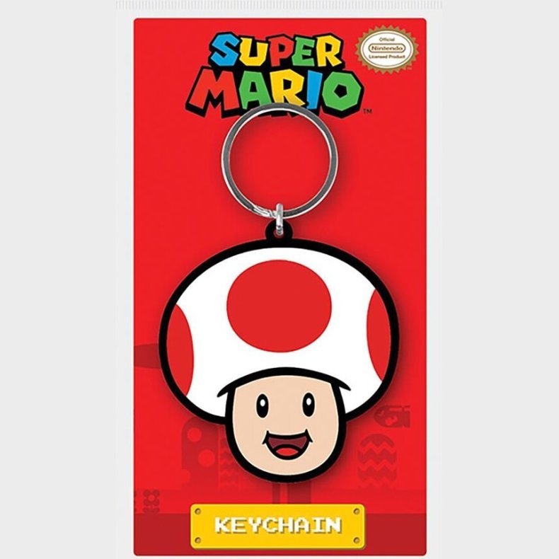 Super Mario (toad) Pvc Keychain