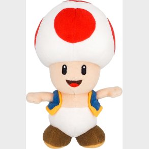 Super Mario Bamse - Toad Rouge - R�d - 20 Cm