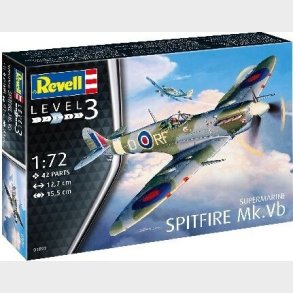 Revell - Supermarine Spitfire Mk.vb Fly Bygges�t - 1:72 - Level 3 - 03897