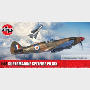 Airfix - Supermarine Spitfire Pr.xix Fly Byggest - 1:48 - A05119a