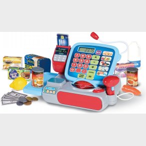 Supermarked Kasseapperat Med Tilbeh�r Mikrofon Til B�rn