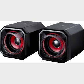 Surefire - Gator Eye Gaming Speakers, Red